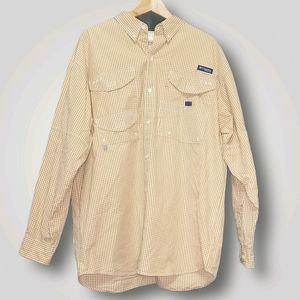 Columbia PFG Long Sleeve Plaid Button-down
